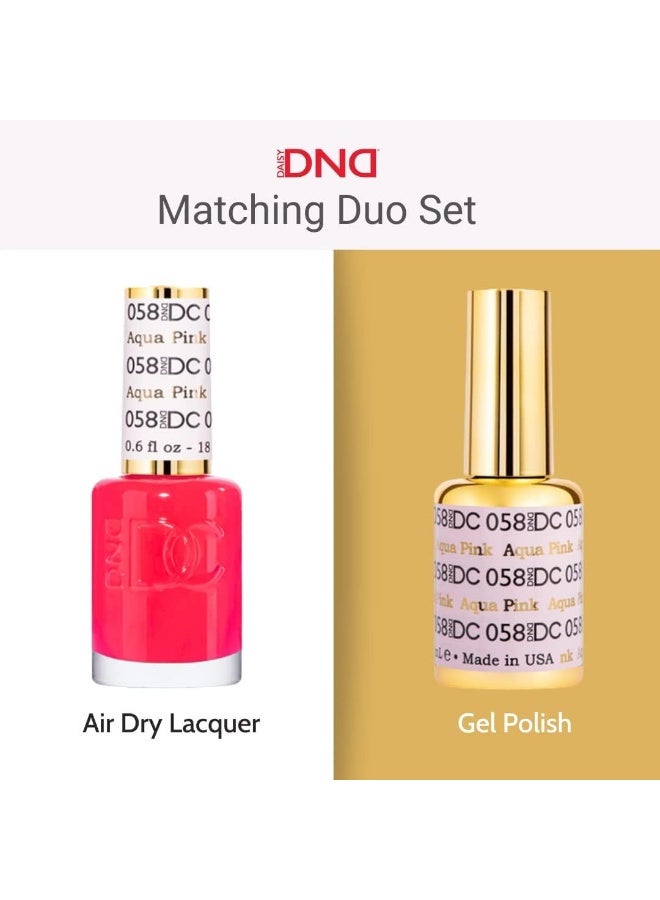 DAISY DND Gel Polish Set - 1 Each Of Beige Gel Polish And Beige Nail Polish, 107 Light Apricot, 0.5 Fl Oz - Image 5